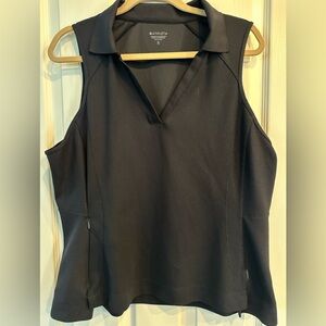 Athleta Women's Black Everyday Polo Tank, XL